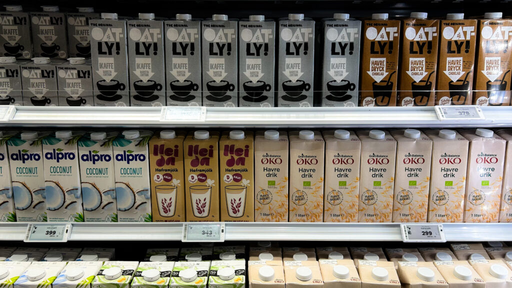 Hafermilch in Island