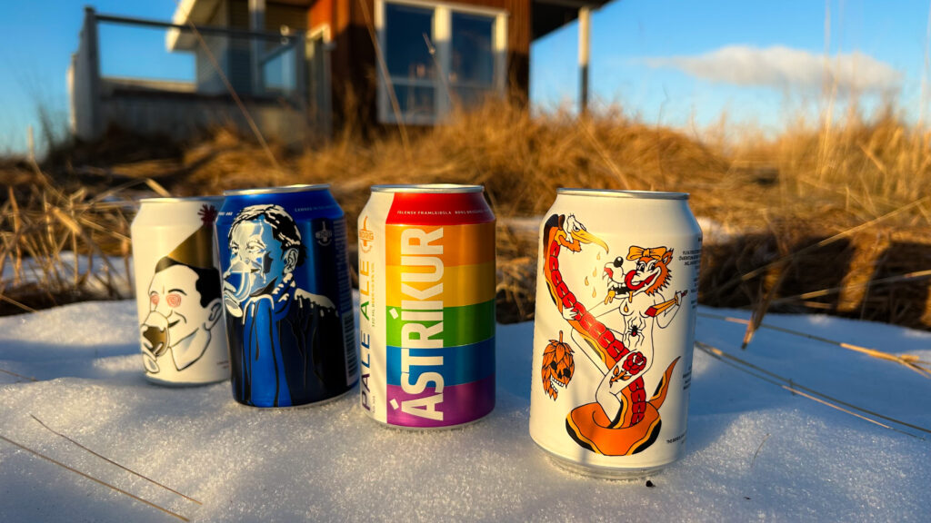Sonne, Schnee, Regen - alkoholfreie Biere, so vielfältig wie das isländische Wetter