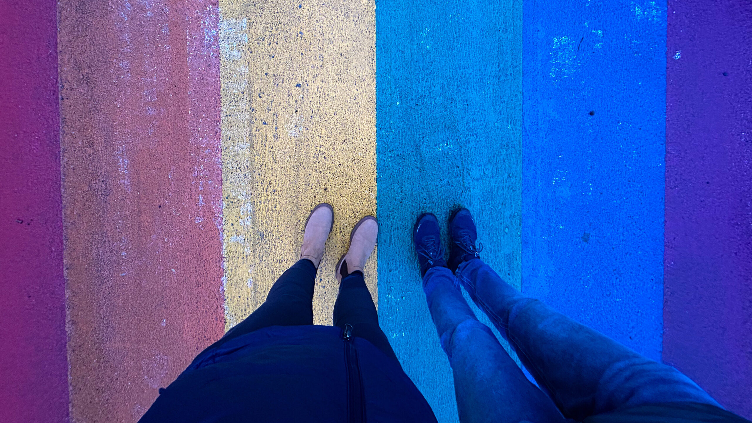 Regenbogenstraße in Reykjavik