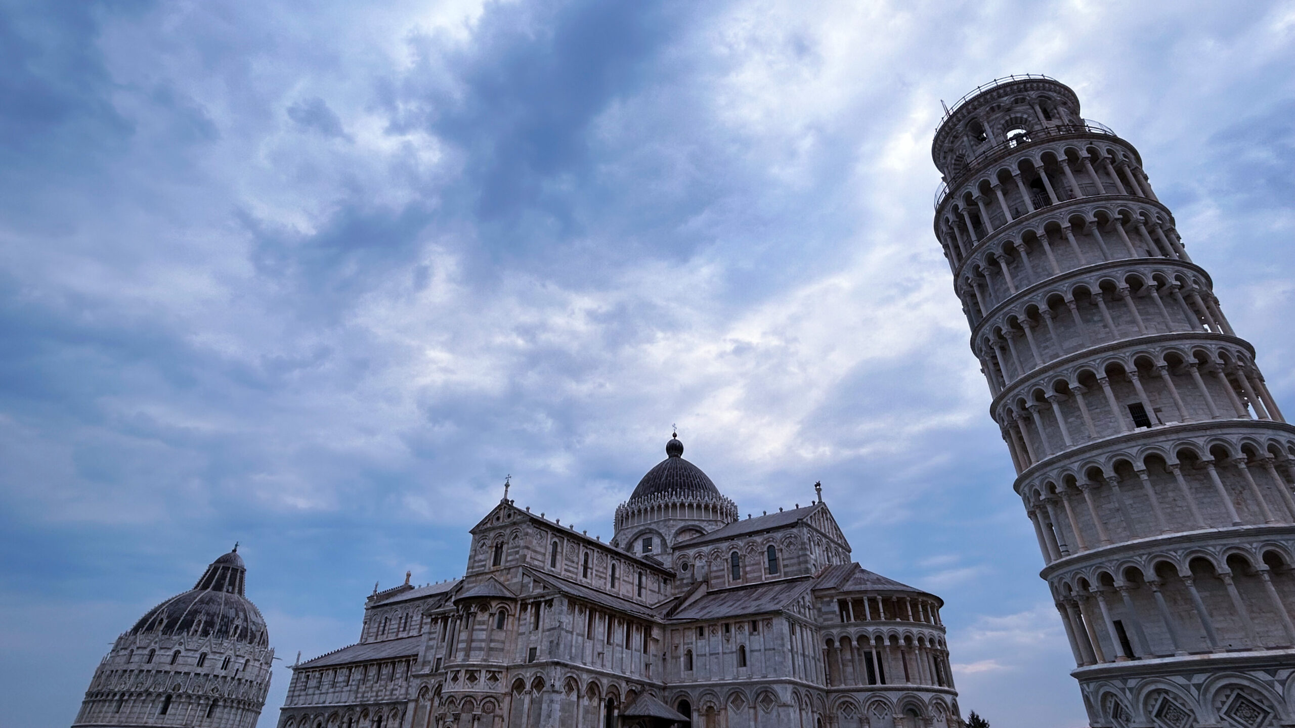 Pisa, schiefer Turm und Duomo mit Baptisterium
