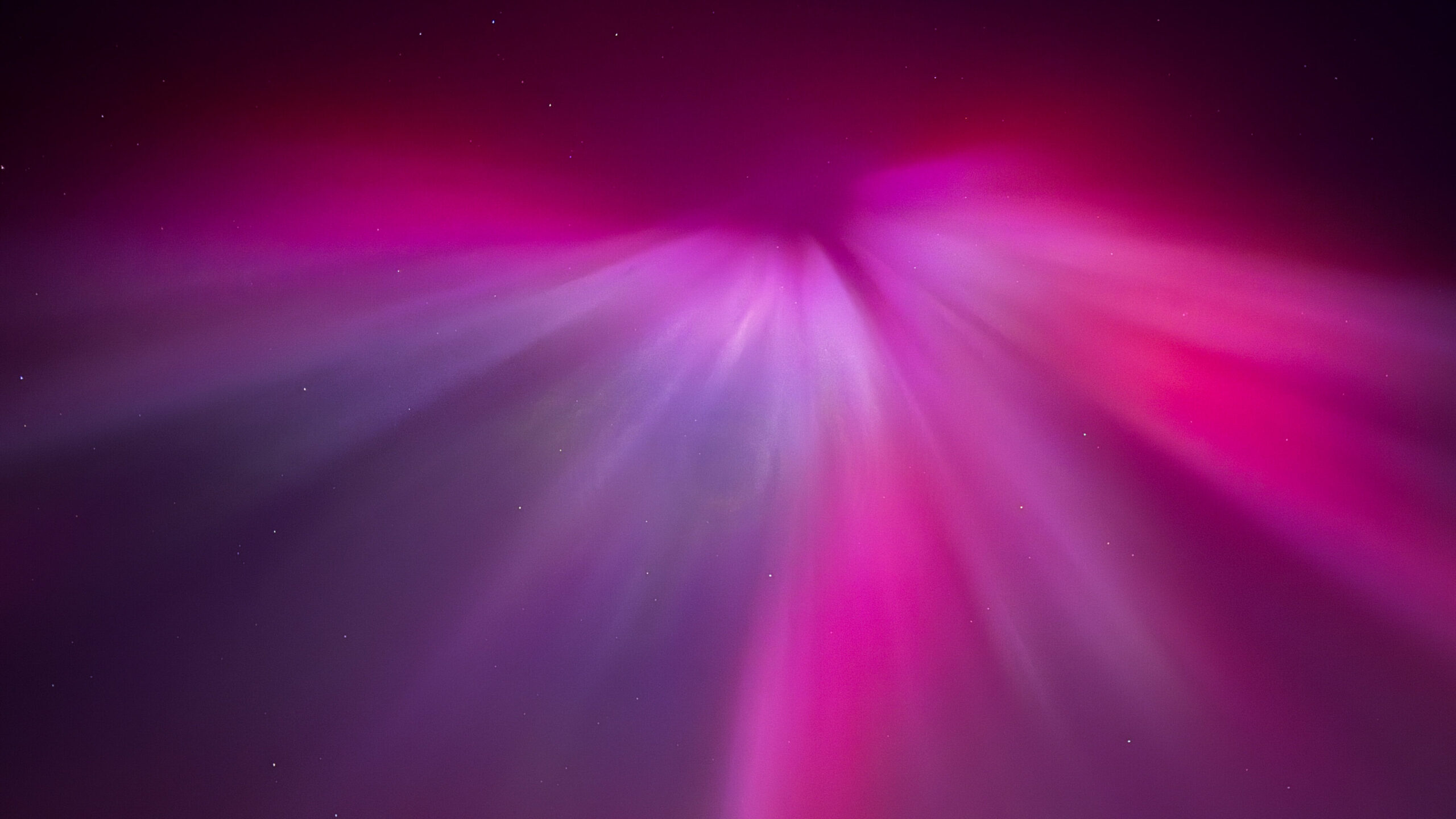 Nordlichter sehen und fotografieren: Magentafarbene Corona in Island