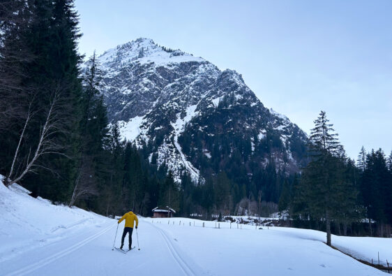Loipe auf dem Gemstelboden
